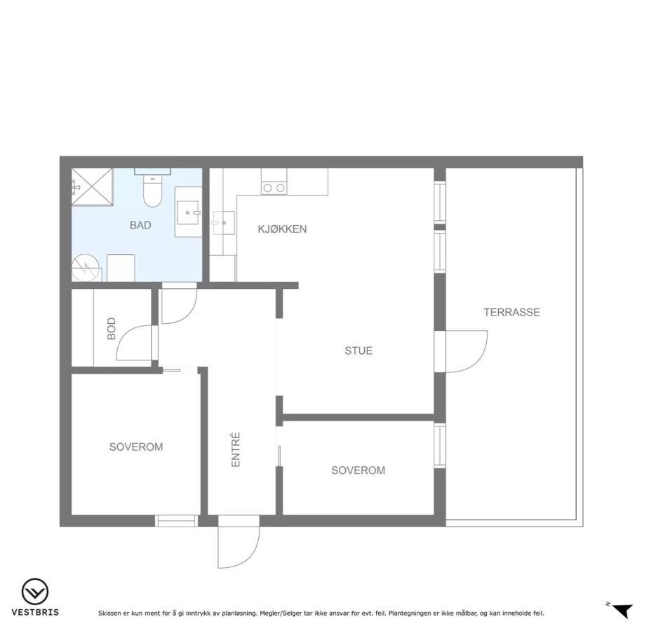 The View Apartment Roldal Exterior photo